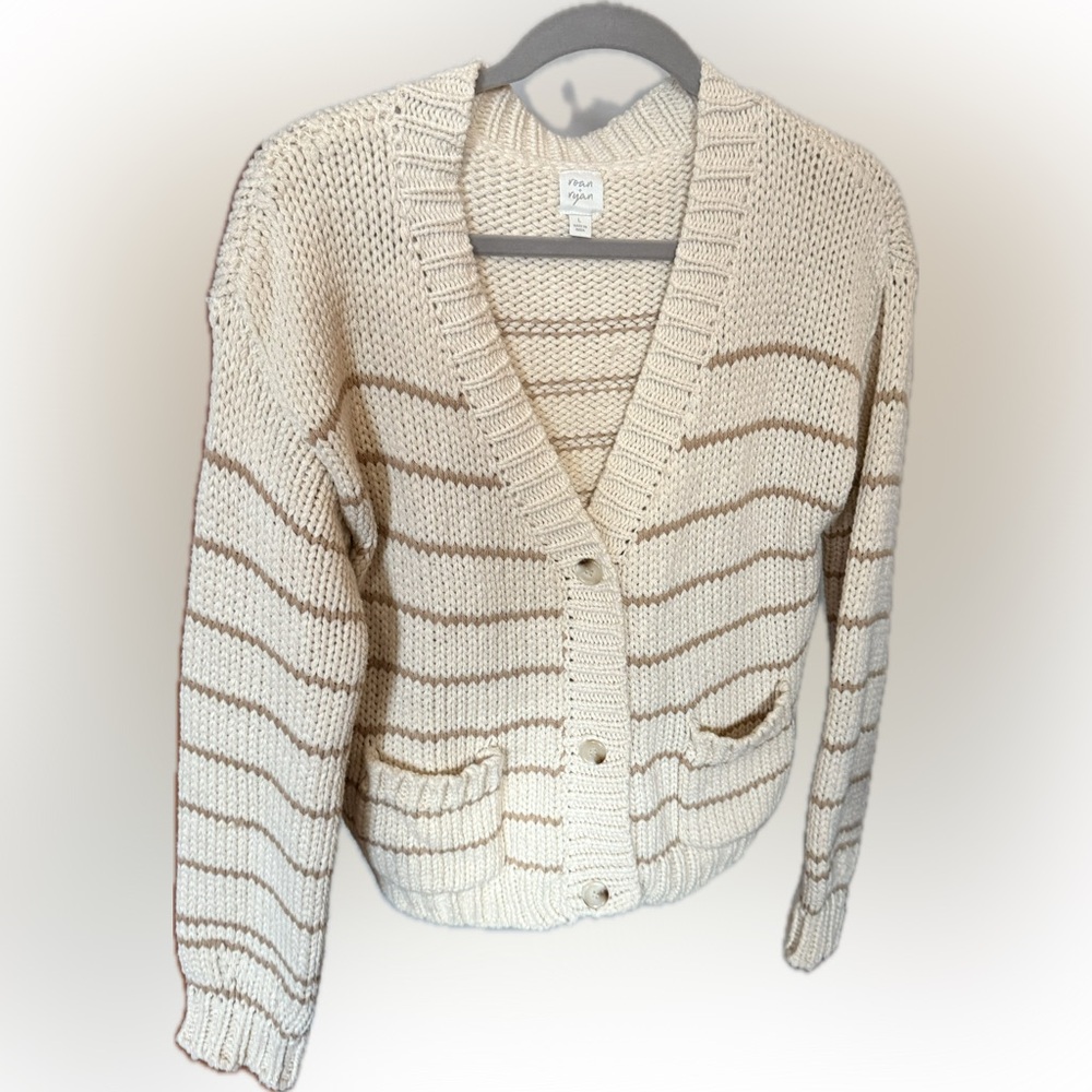 Roan + Ryan Beige Knit Sweater
